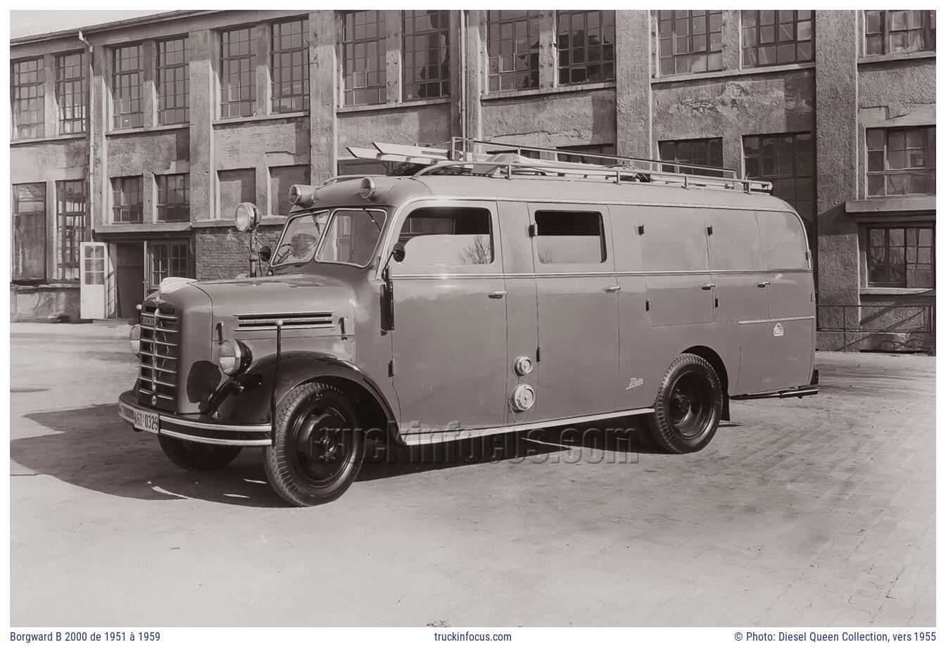 Borgward B 2000 de 1951 à 1959 Photo vers 1955