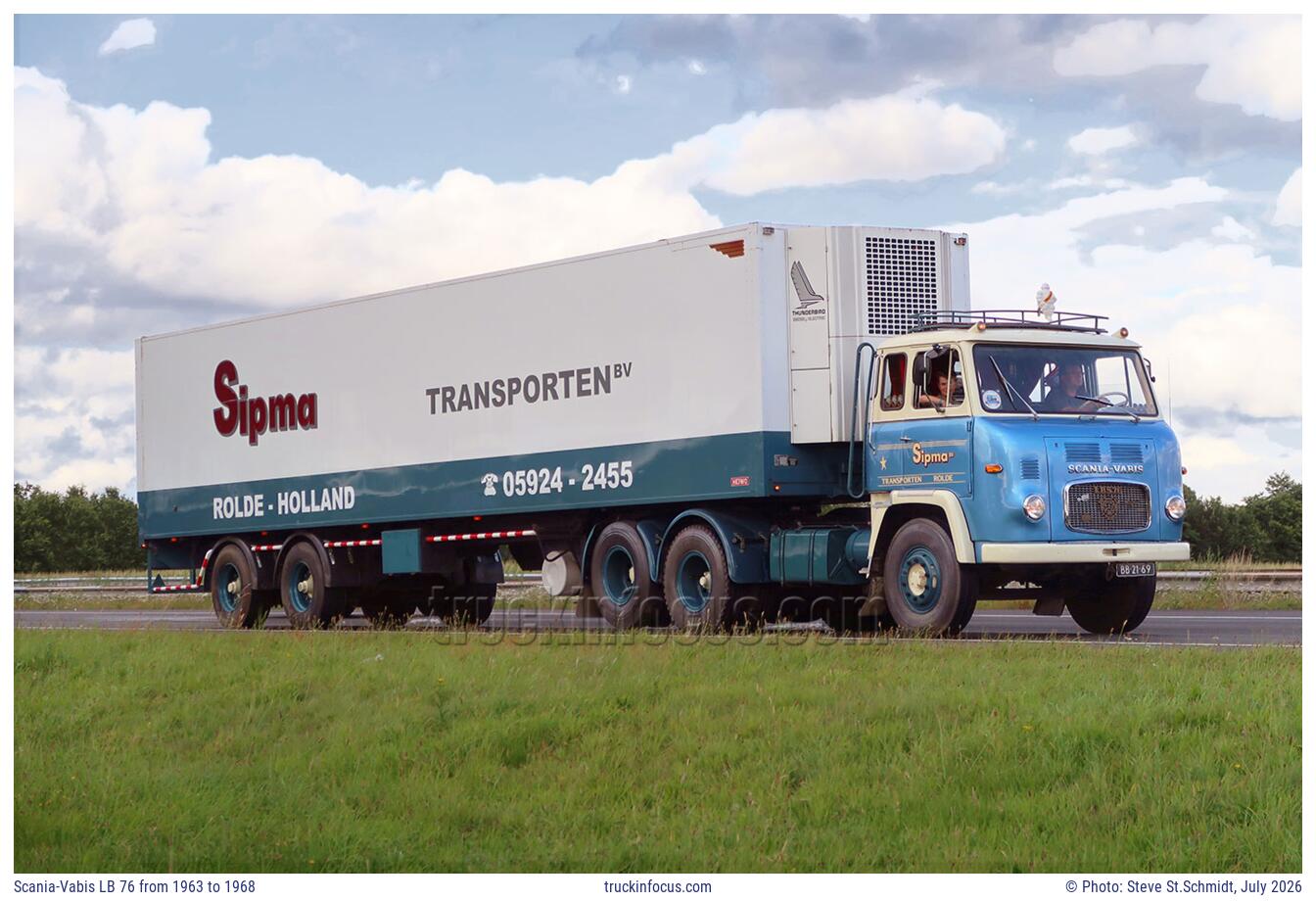 Scania-Vabis LB 76 from 1963 to 1968 Photo July 2026