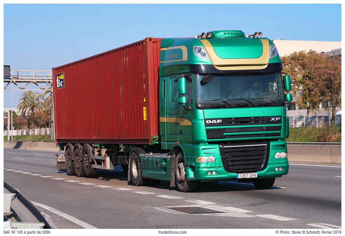 DAF XF 105 à partir de 2006 Photo février 2019