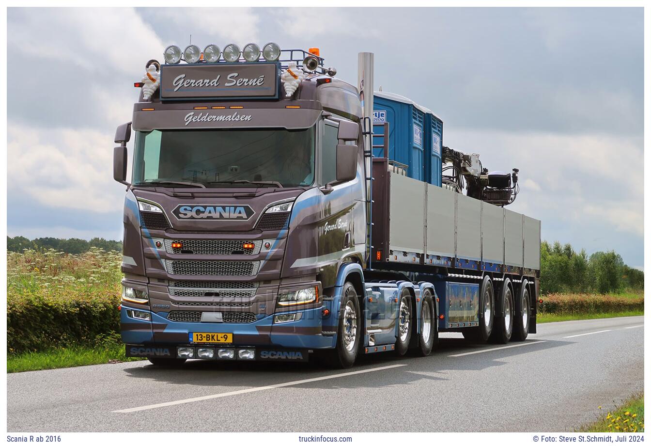 Scania R ab 2016 Foto Juli 2024