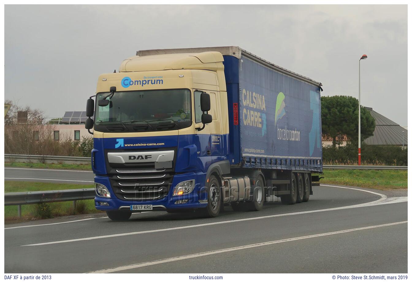 DAF XF à partir de 2013 Photo mars 2019