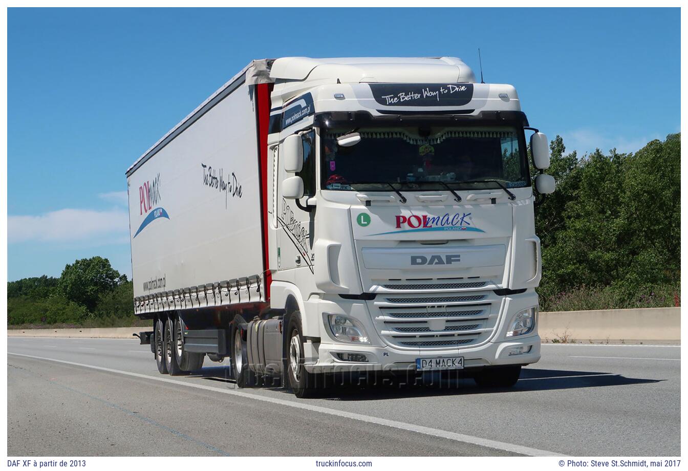 DAF XF à partir de 2013 Photo mai 2017