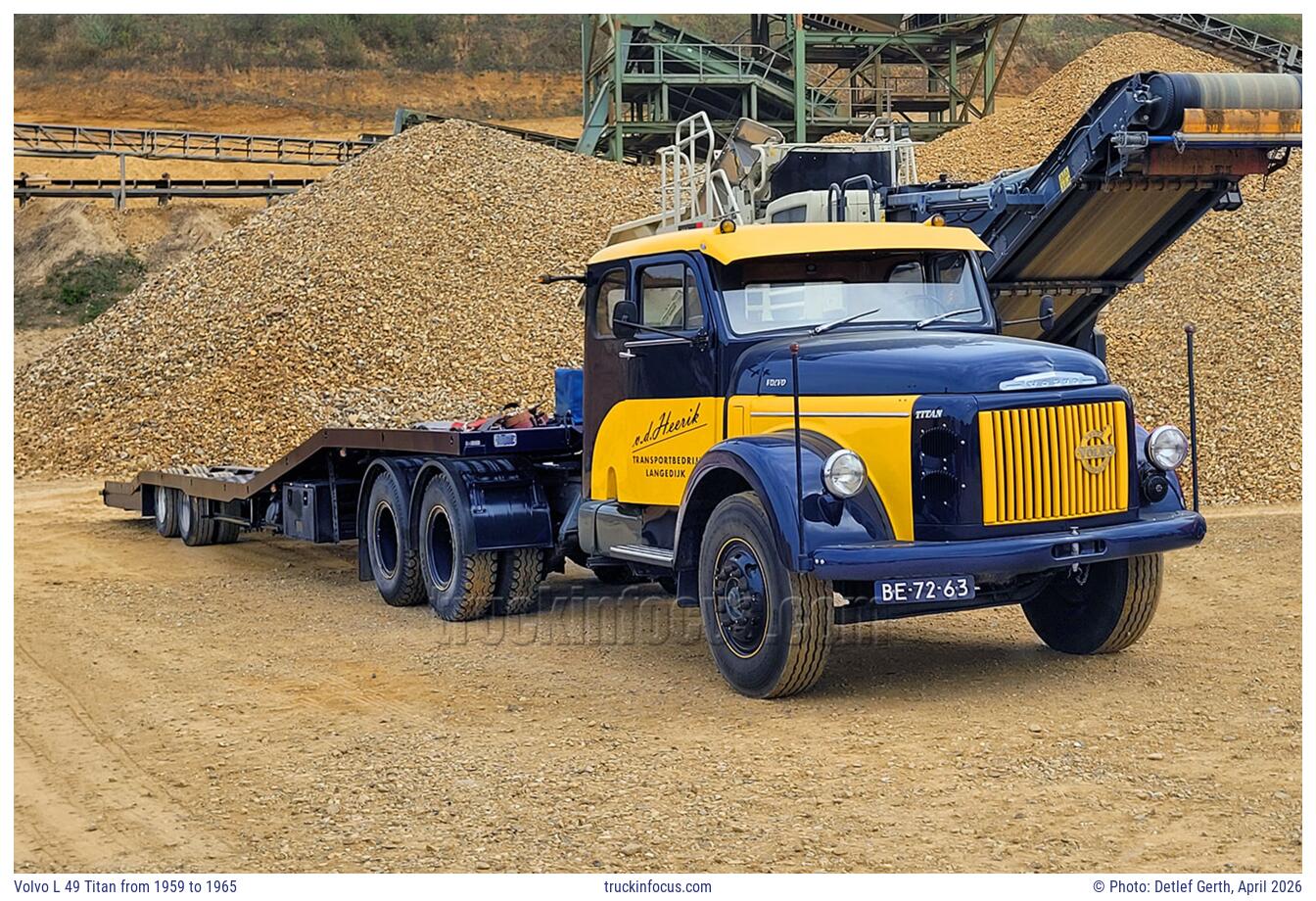 Volvo L 49 Titan from 1959 to 1965 Photo April 2026