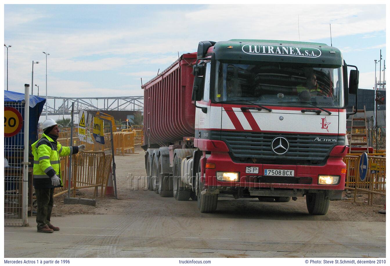 Mercedes Actros 1 à partir de 1996 Photo décembre 2010