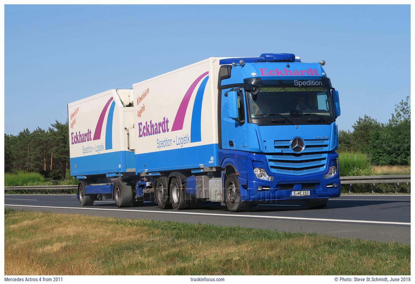 Mercedes Actros 4 from 2011 Photo June 2018