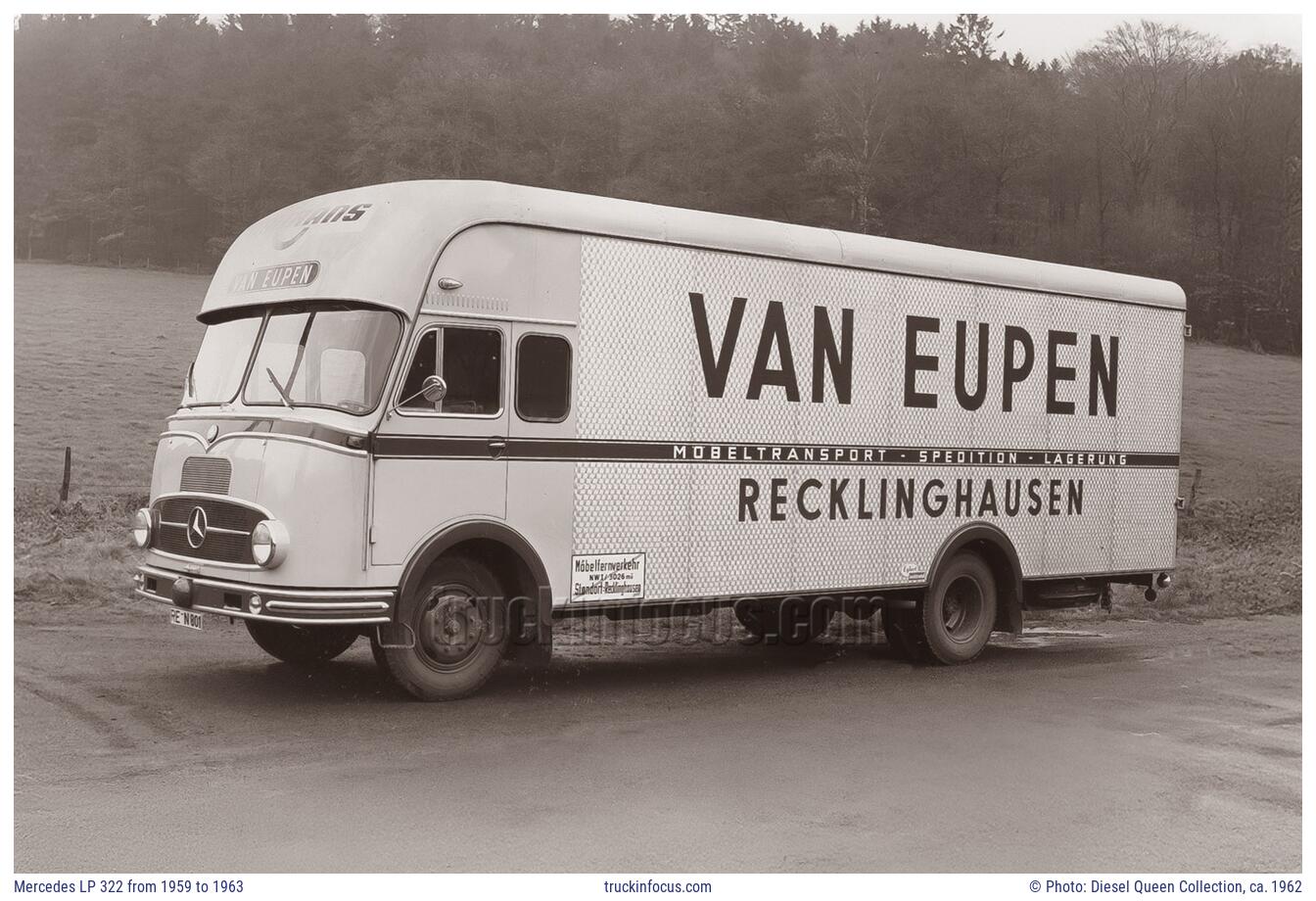 Mercedes LP 322 from 1959 to 1963 Photo ca. 1962