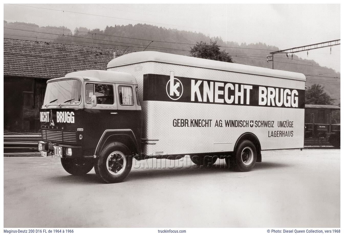 Magirus-Deutz 200 D16 FL de 1964 à 1966 Photo vers 1968