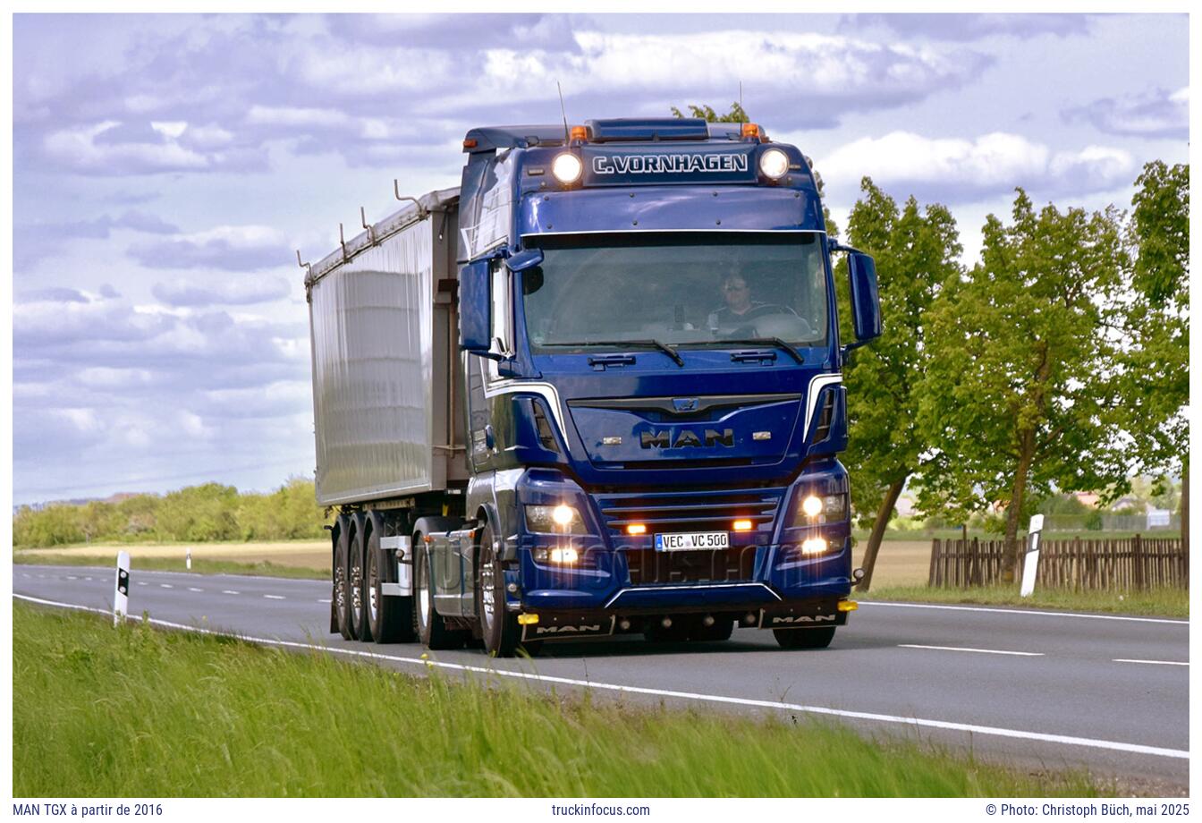 MAN TGX à partir de 2016 Photo mai 2025