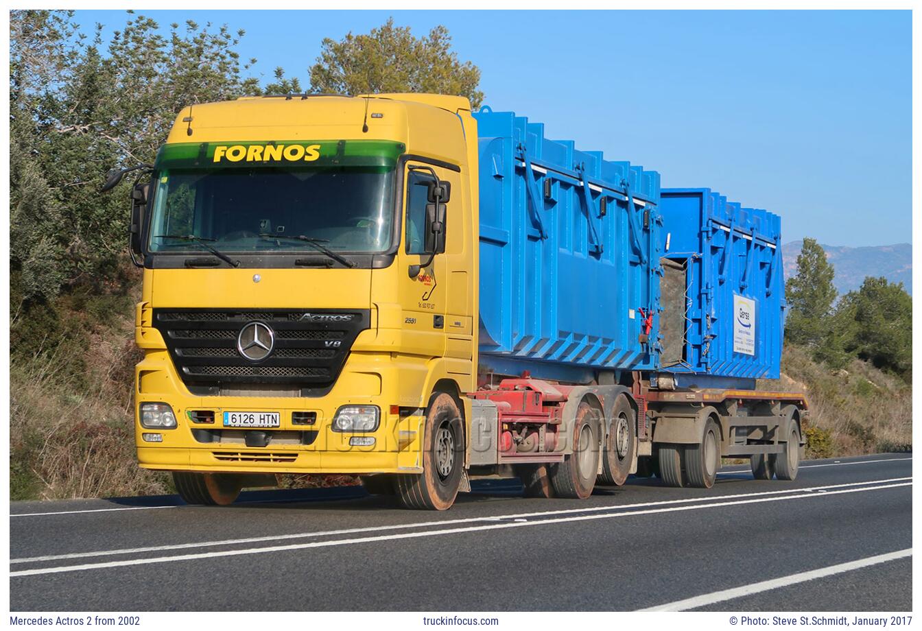 Mercedes Actros 2 from 2002 Photo January 2017