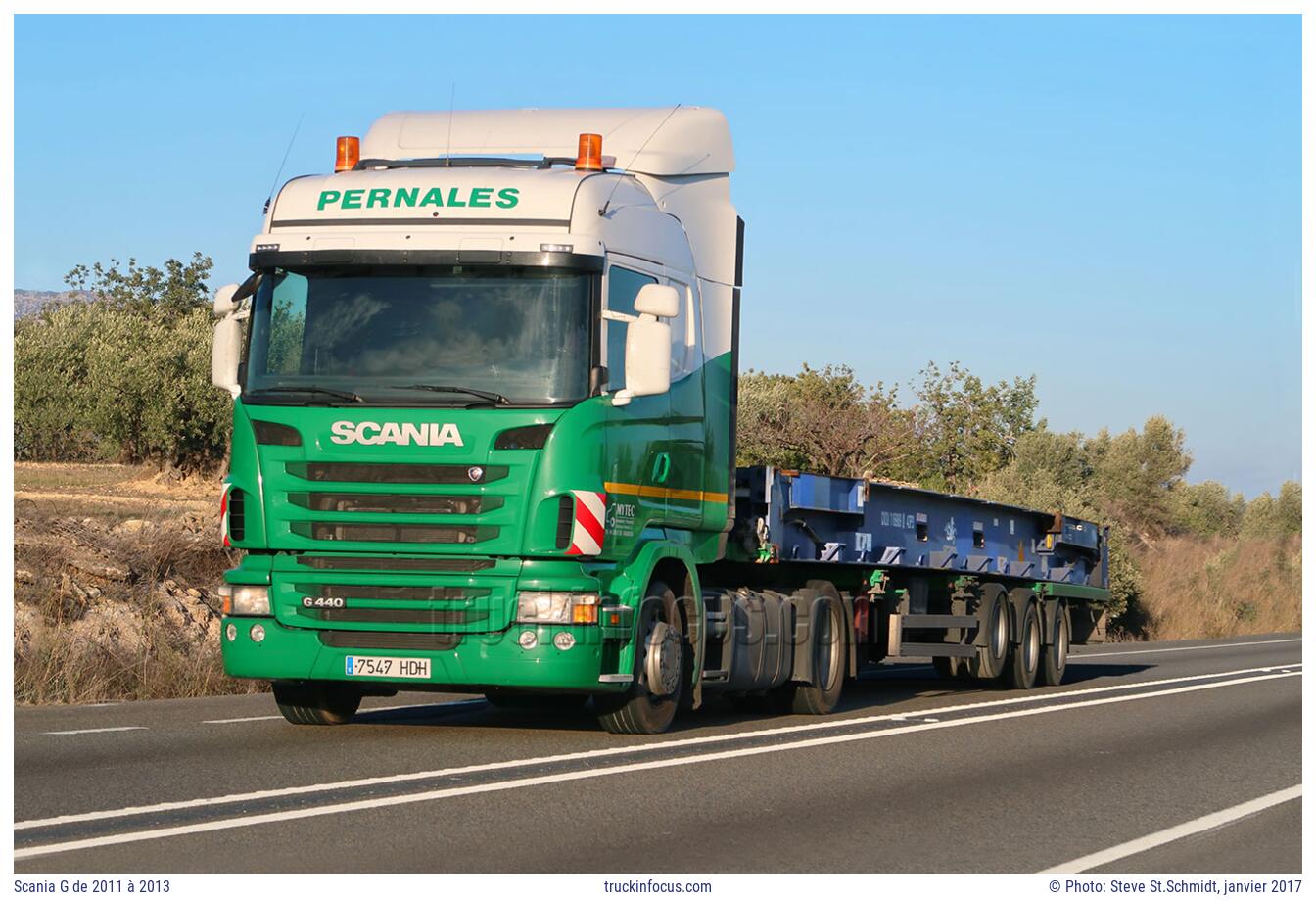 Scania G de 2011 à 2013 Photo janvier 2017