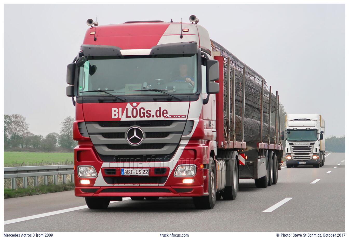 Mercedes Actros 3 from 2009 Photo October 2017