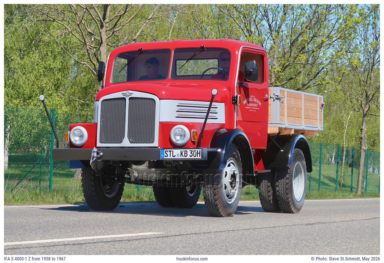 IFA S 4000-1 Z from 1958 to 1967 Photo May 2026