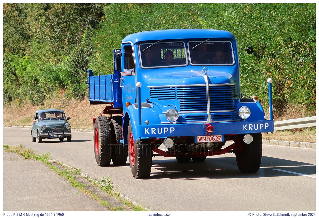 Krupp K 8 M 4 Mustang de 1954 à 1960 Photo septembre 2024