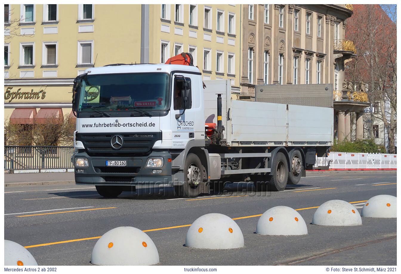 Mercedes Actros 2 ab 2002 Foto März 2021