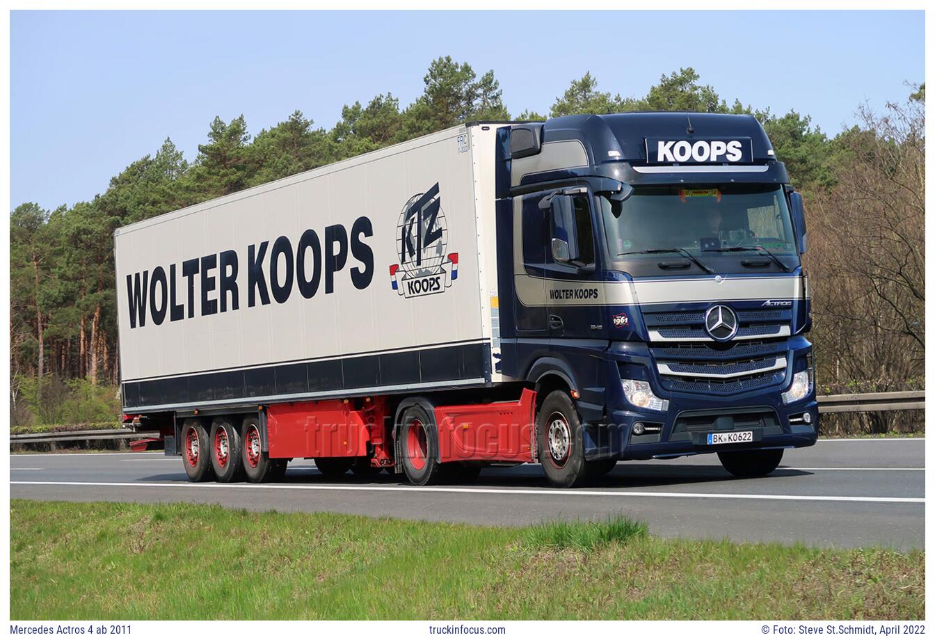 Mercedes Actros 4 ab 2011 Foto April 2022