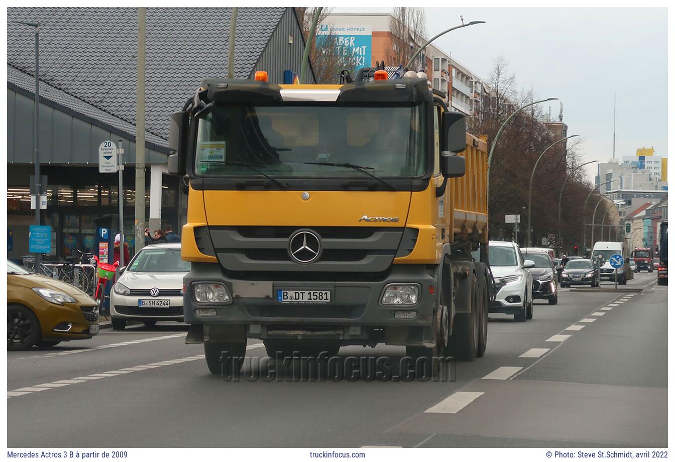 Mercedes Actros 3 B à partir de 2009 Photo avril 2022