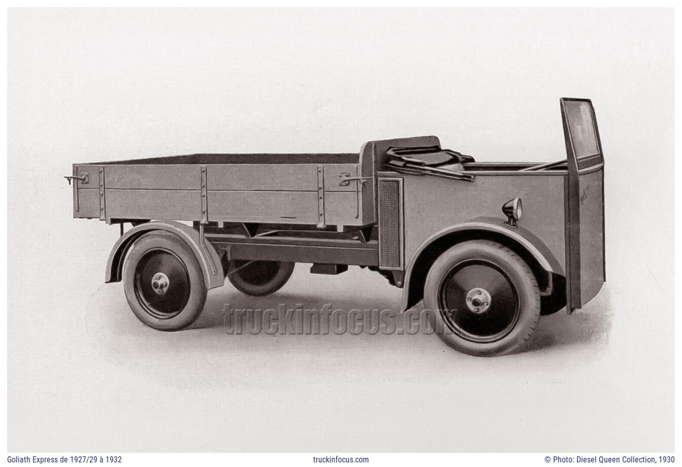 Goliath Express de 1927/29 à 1932 Photo 1930