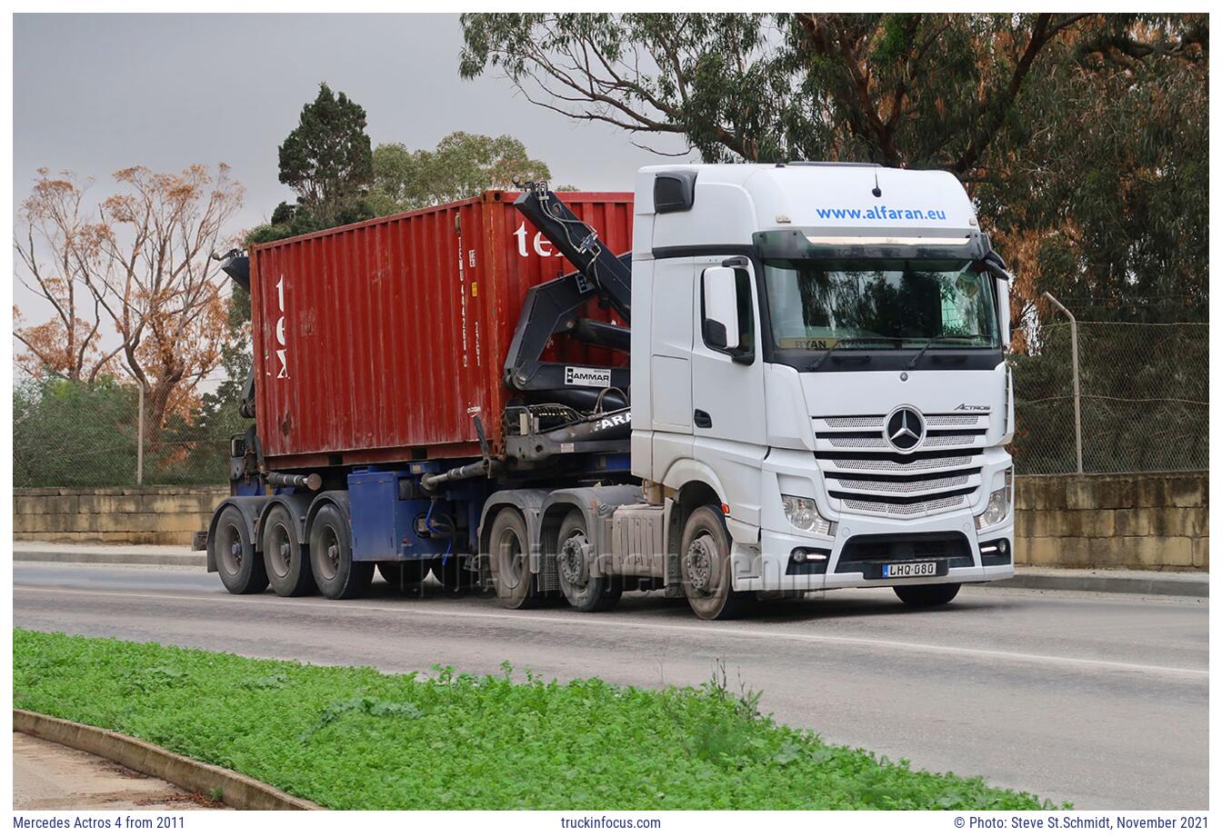 Mercedes Actros 4 from 2011 Photo November 2021