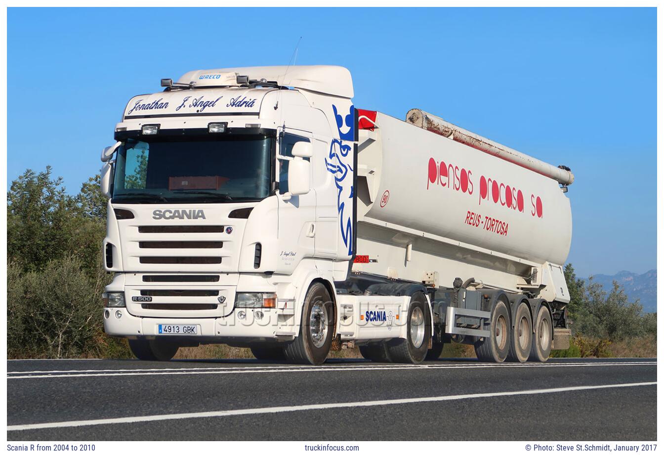 Scania R from 2004 to 2010 Photo January 2017