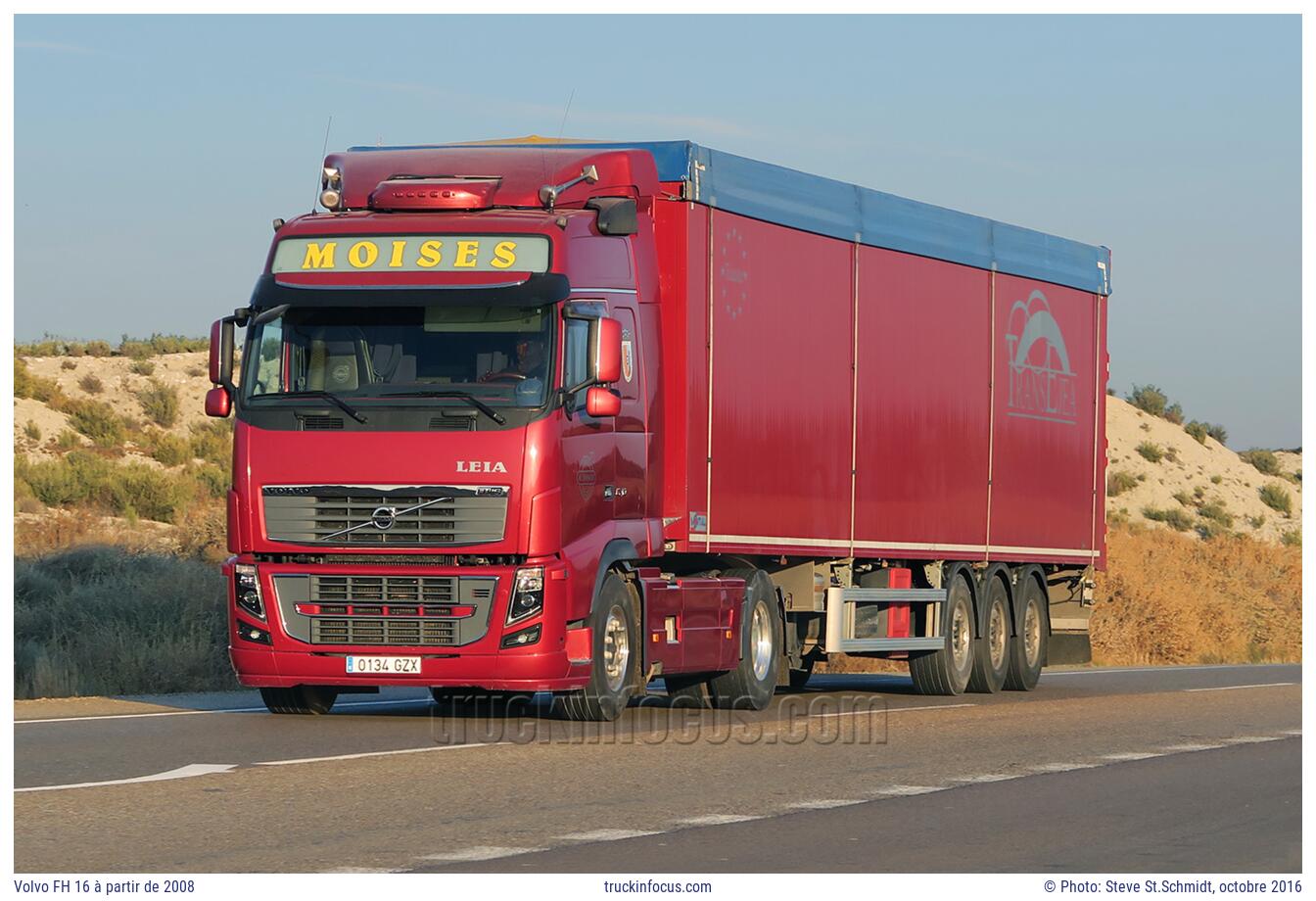 Volvo FH 16 à partir de 2008 Photo octobre 2016