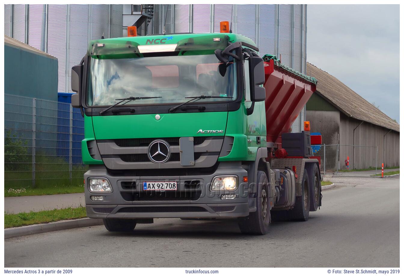 Mercedes Actros 3 a partir de 2009 Foto mayo 2019