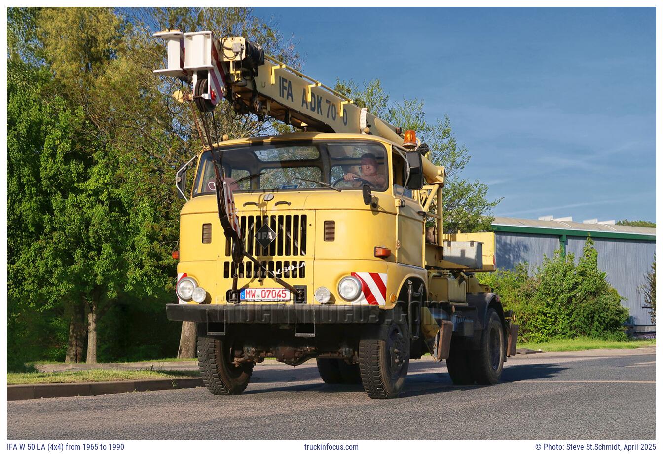 IFA W 50 LA (4x4) from 1965 to 1990 Photo April 2025