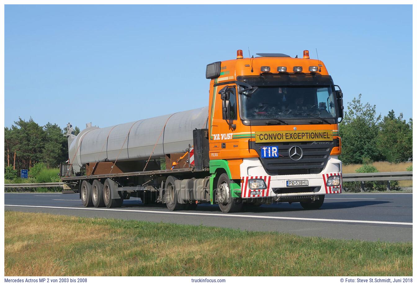 Mercedes Actros MP 2 von 2003 bis 2008 Foto Juni 2018