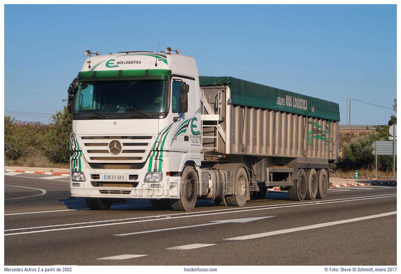 Mercedes Actros 2 a partir de 2002 Foto enero 2017