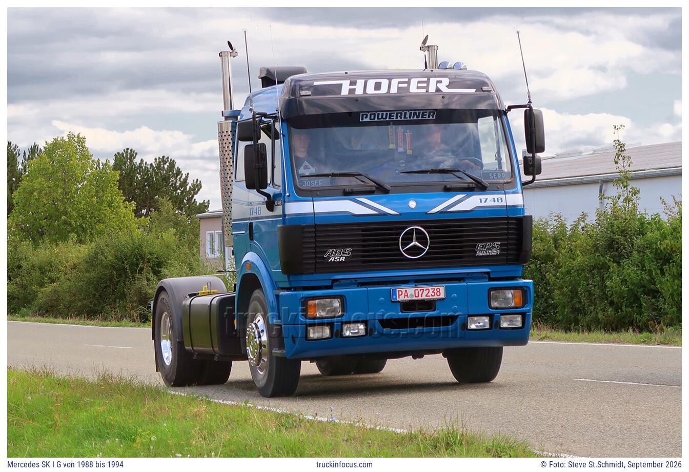 Mercedes SK I G von 1988 bis 1994 Foto September 2026