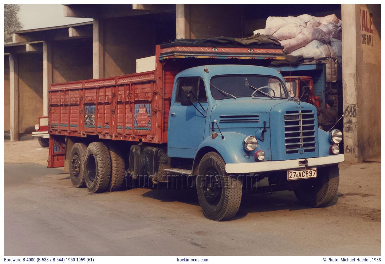 Borgward B 4000 (B 533 / B 544) 1950-1959 (61) Photo 1988