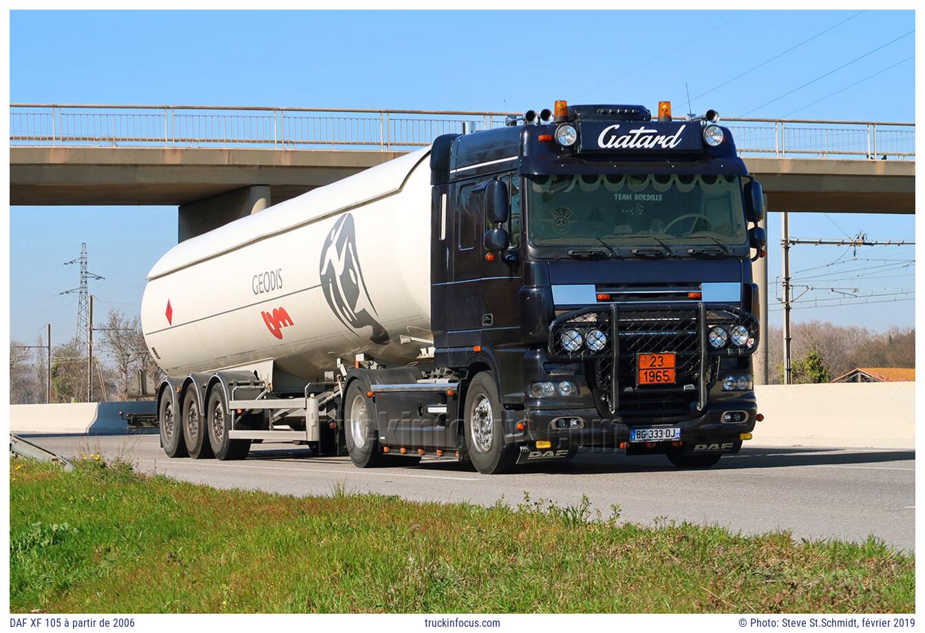 DAF XF 105 à partir de 2006 Photo février 2019