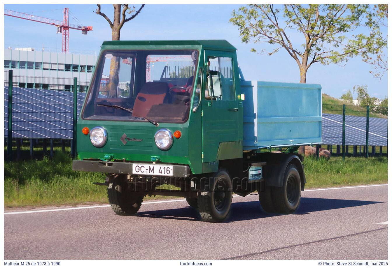 Multicar M 25 de 1978 à 1990 Photo mai 2025