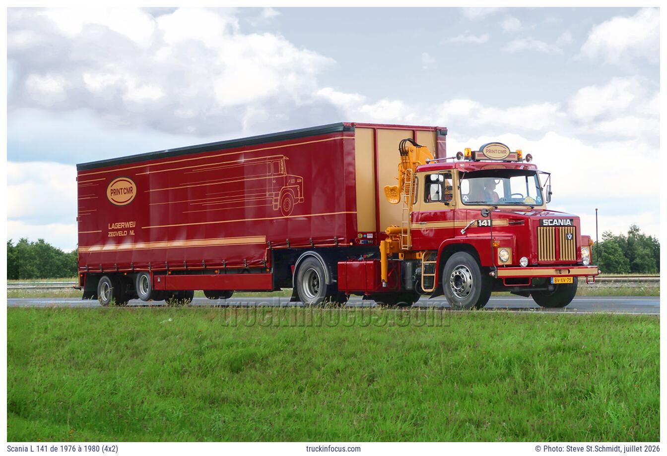 Scania L 141 de 1976 à 1980 (4x2) Photo juillet 2026