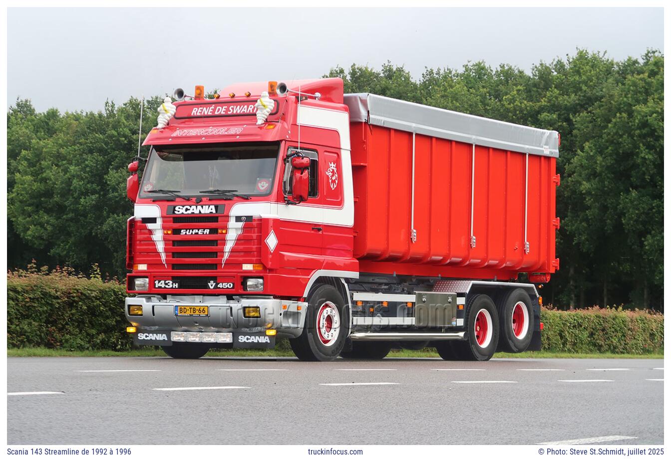 Scania 143 Streamline de 1992 à 1996 Photo juillet 2025
