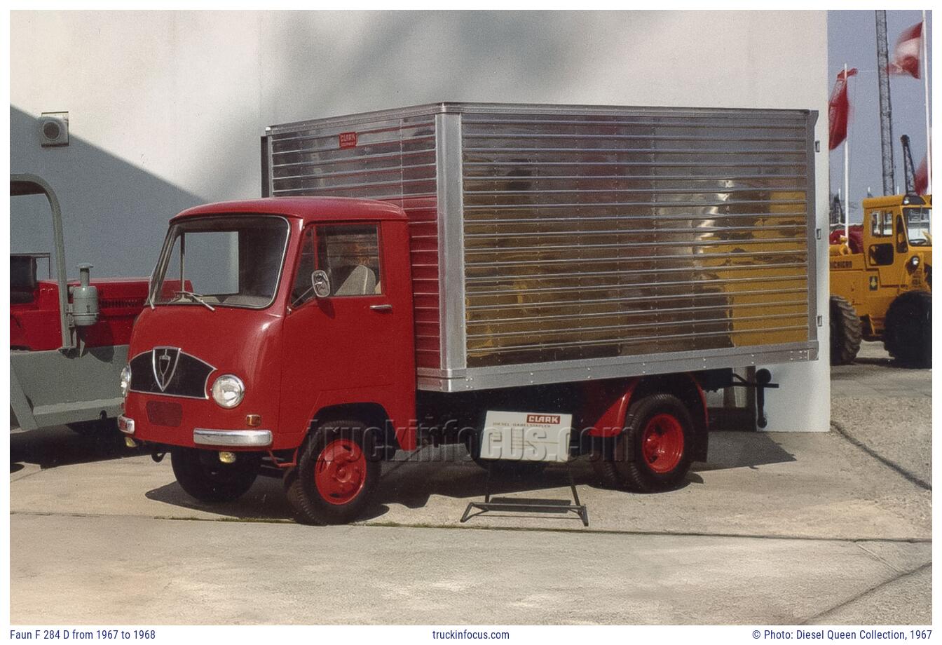 Faun F 284 D from 1967 to 1968 Photo 1967