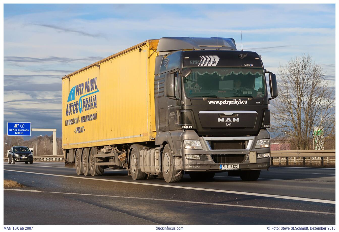 MAN TGX ab 2007 Foto Dezember 2016