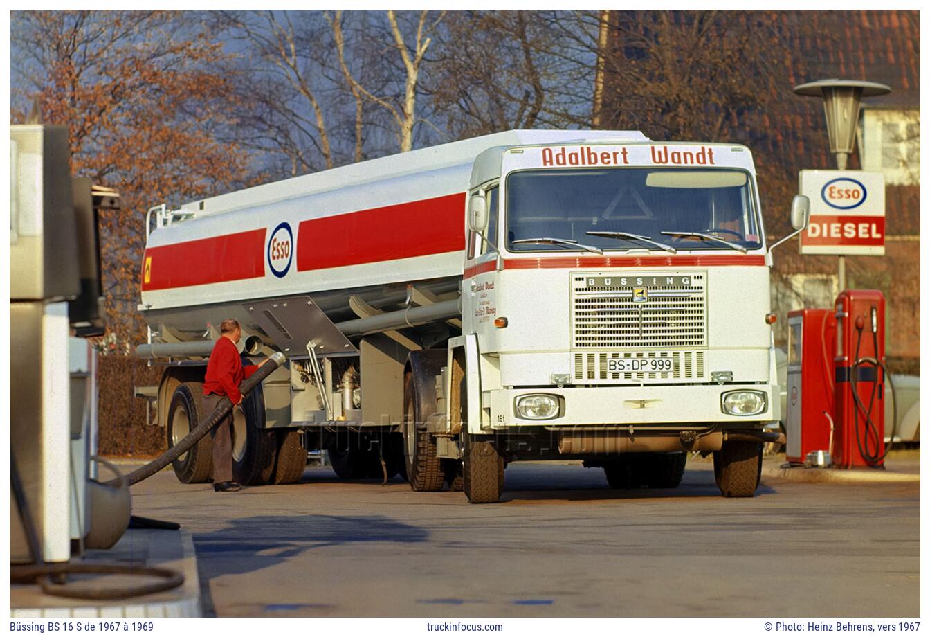 Büssing BS 16 S de 1967 à 1969 Photo vers 1967