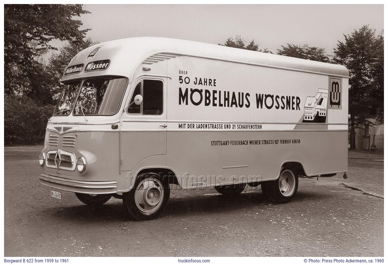 Borgward B 622 from 1959 to 1961 Photo ca. 1960