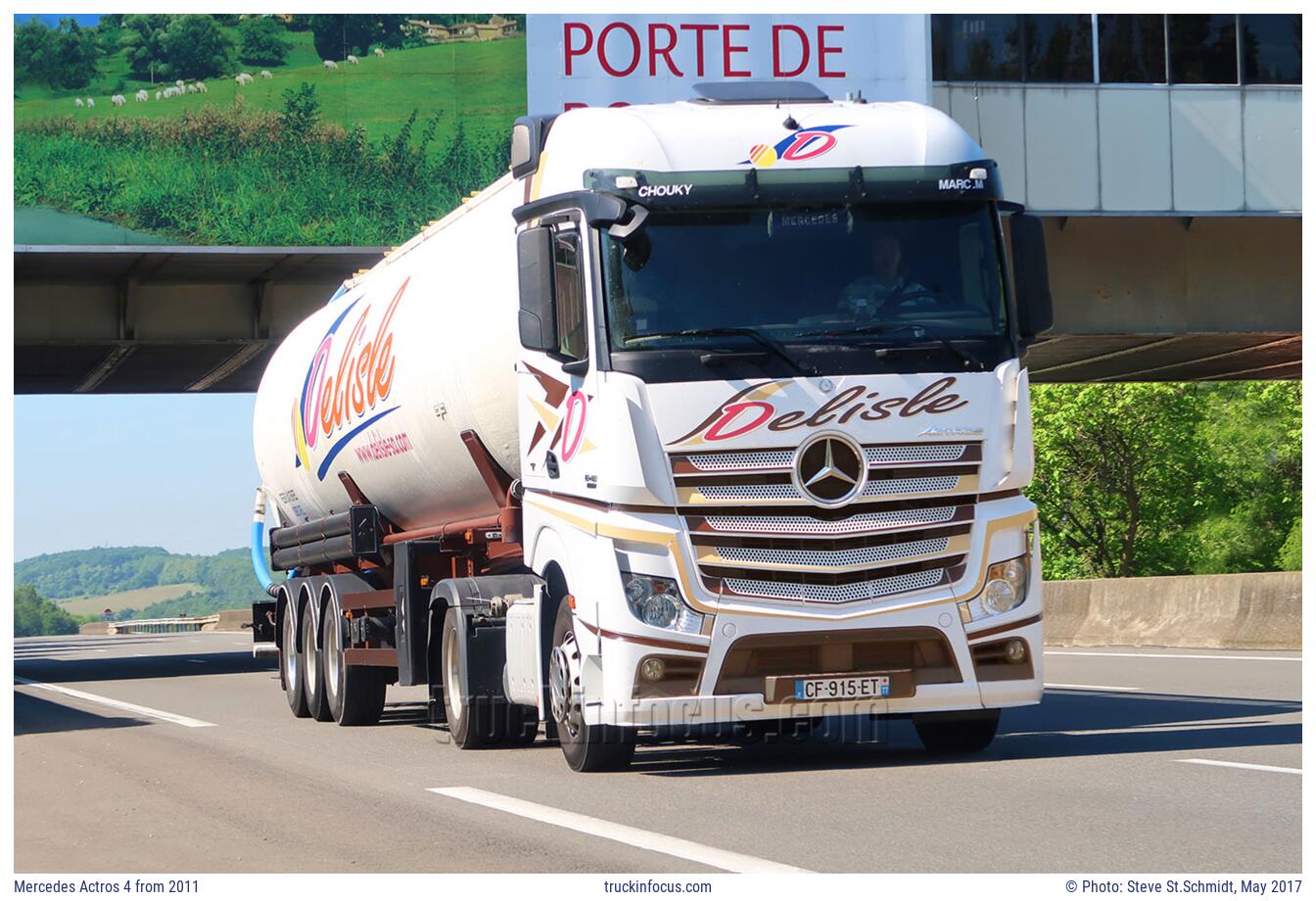 Mercedes Actros 4 from 2011 Photo May 2017