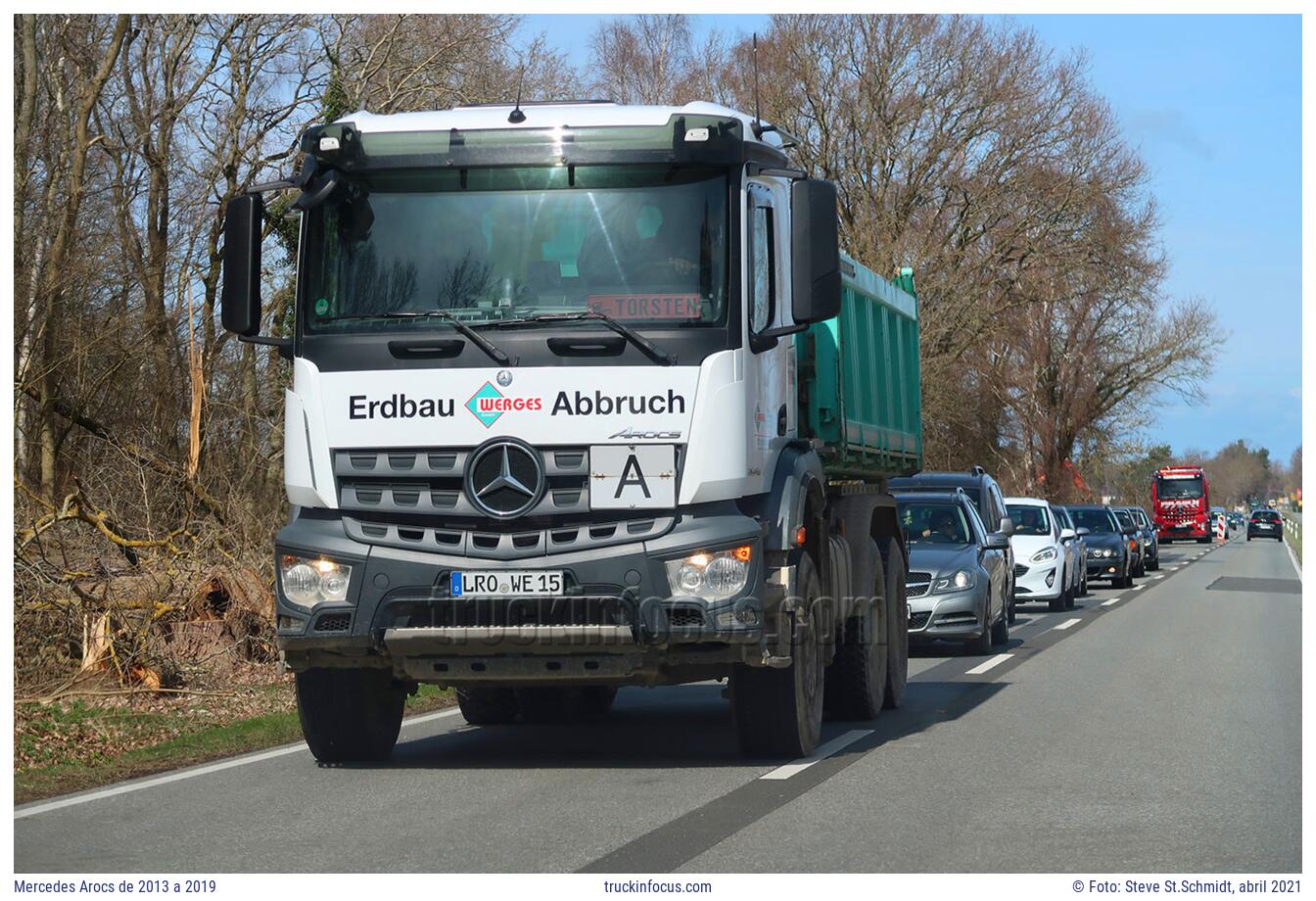 Mercedes Arocs de 2013 a 2019 Foto abril 2021
