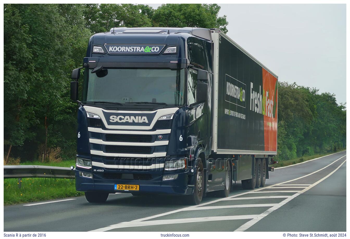 Scania R à partir de 2016 Photo août 2024