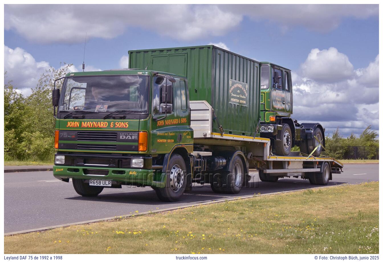 Leyland DAF 75 de 1992 a 1998 Foto junio 2025