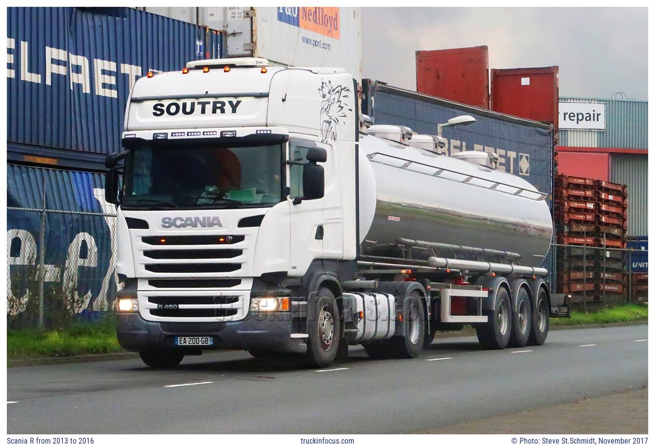 Scania R from 2013 to 2016 Photo November 2017