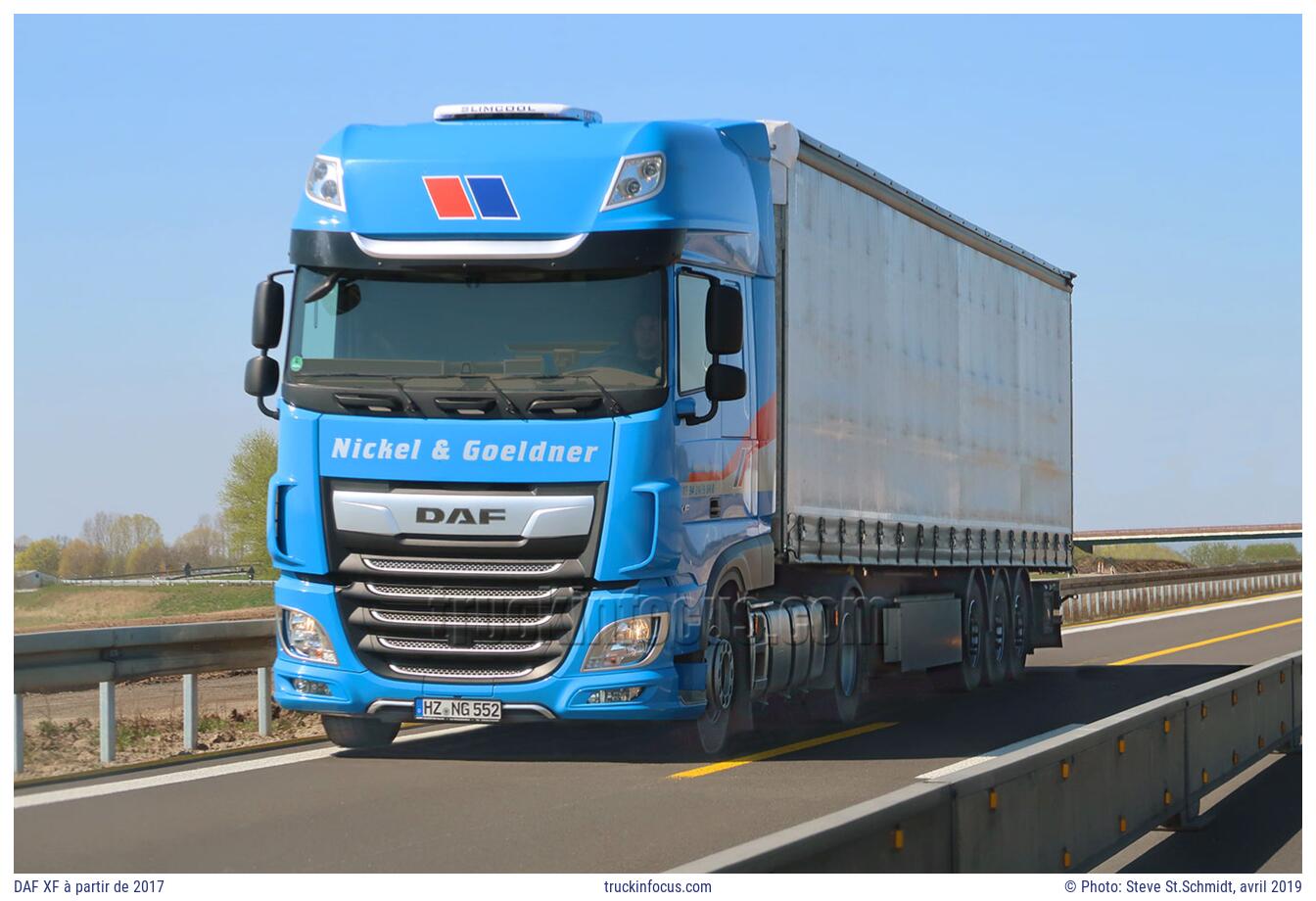 DAF XF à partir de 2017 Photo avril 2019