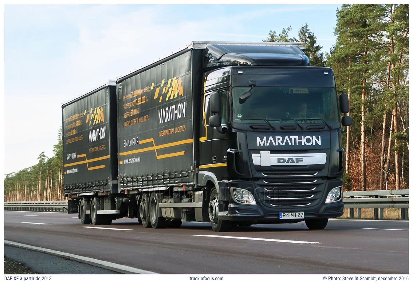 DAF XF à partir de 2013 Photo décembre 2016