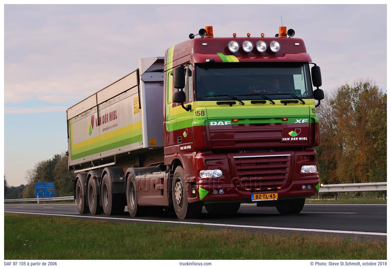 DAF XF 105 à partir de 2006 Photo octobre 2018