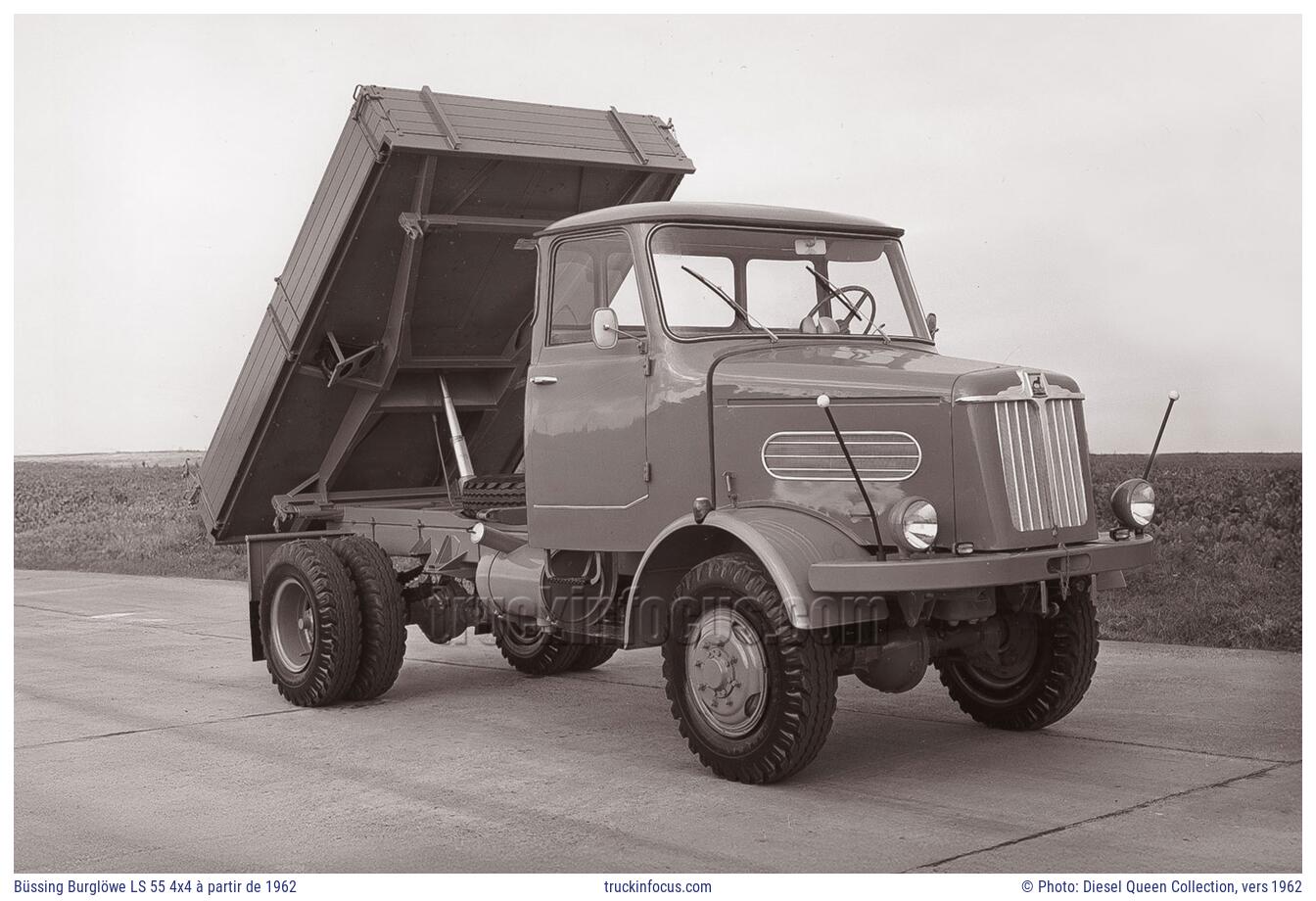 Büssing Burglöwe LS 55 4x4 à partir de 1962 Photo vers 1962