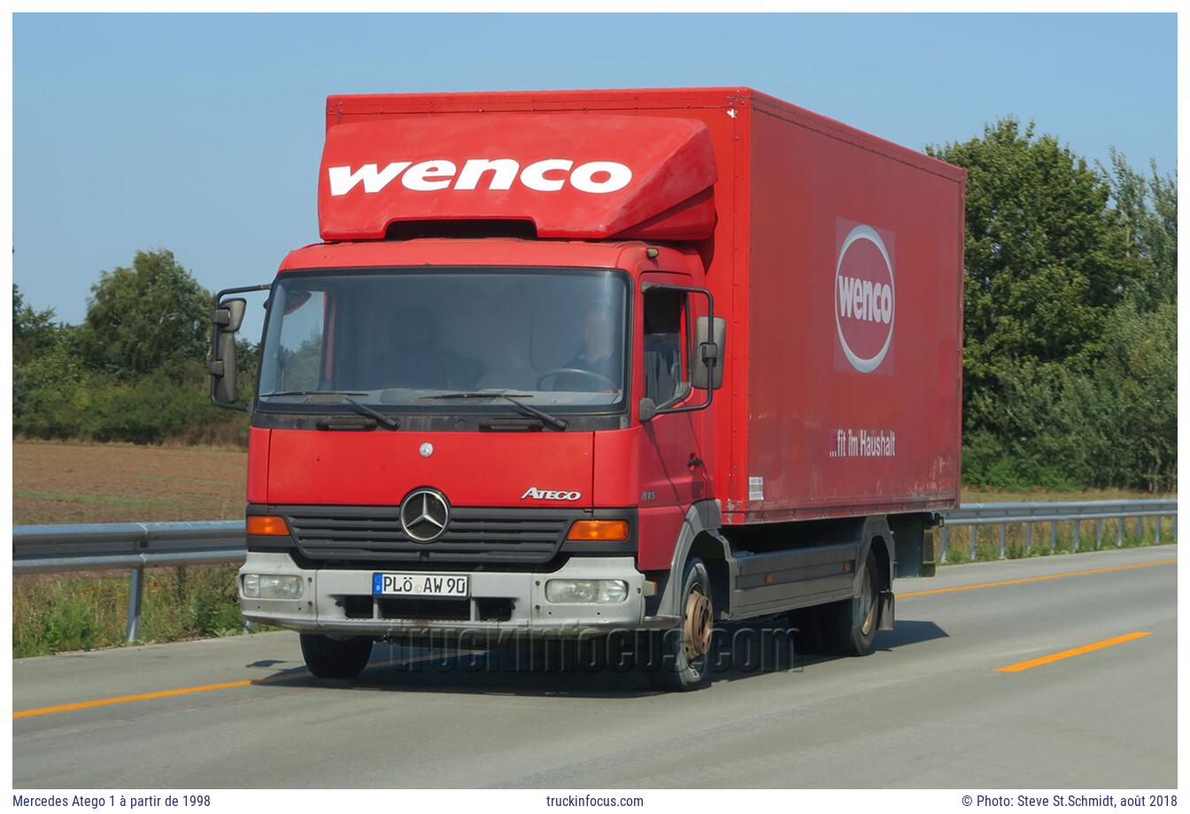 Mercedes Atego 1 à partir de 1998 Photo août 2018