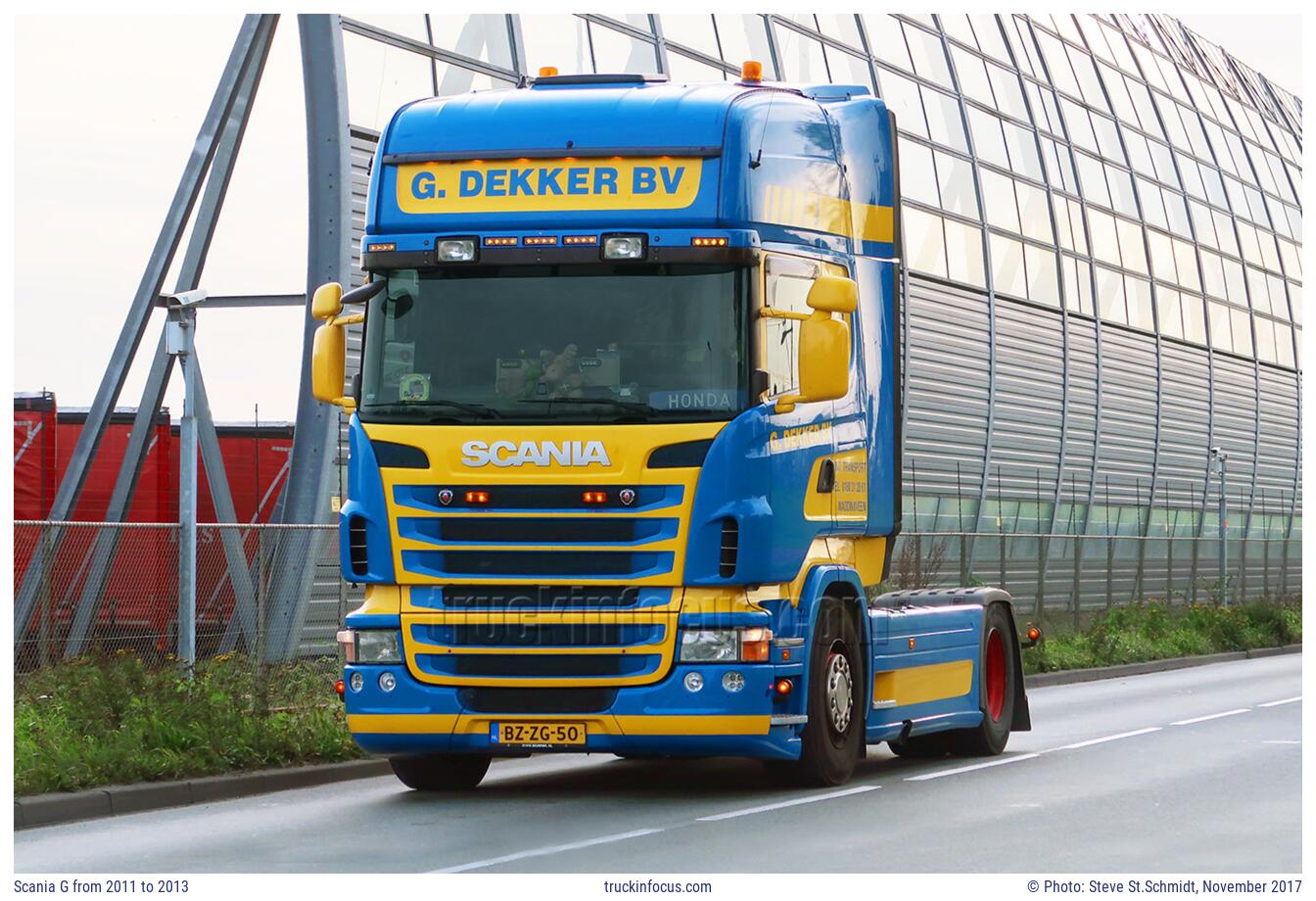 Scania G from 2011 to 2013 Photo November 2017