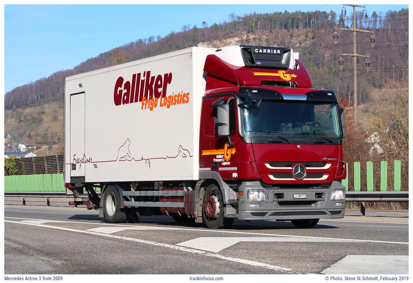 Mercedes Actros 3 from 2009 Photo February 2019